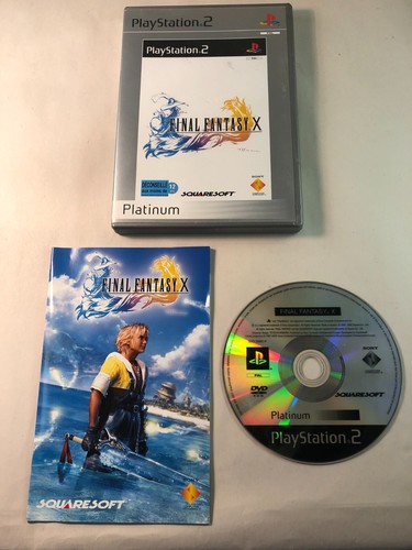 Jeu Final Fantasy X Complet PS2 Version FR - Bon état, Boîtier Et Notice Inclus