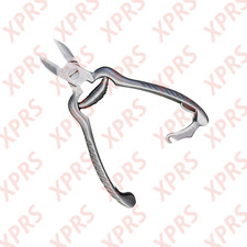 Set of 5 Nail Nipper with Lock, 5.25", Barrel Spring