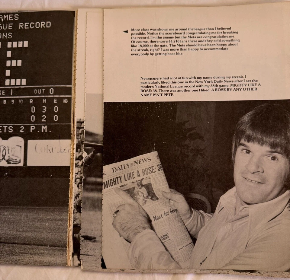Pete Rose Scrap Book and Phillies Key Chain - Image 3 of 4