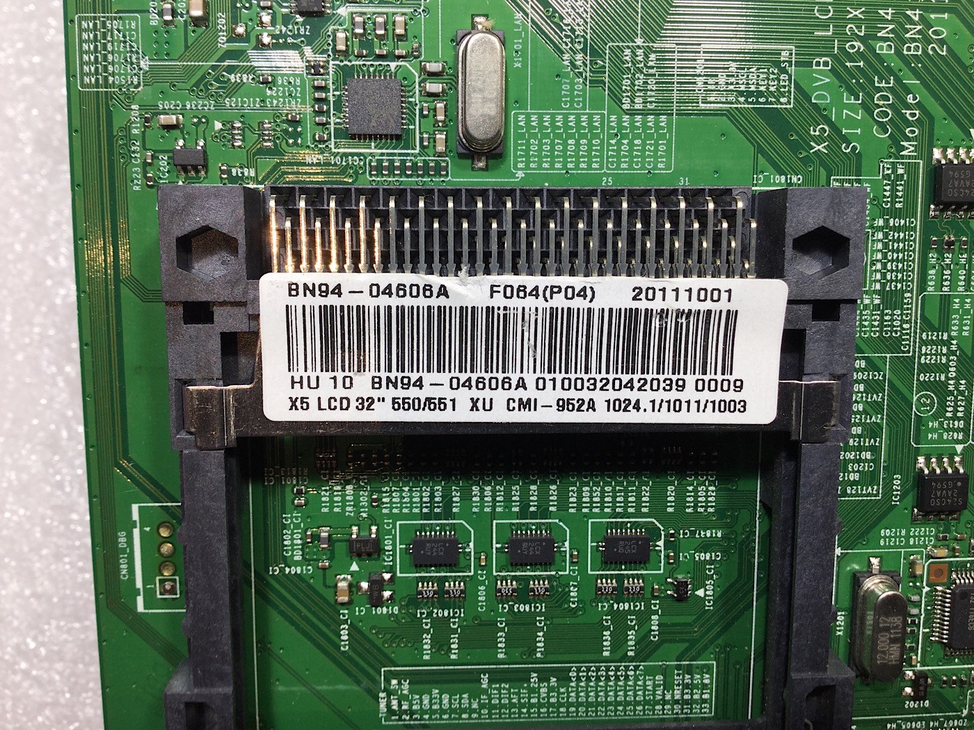 SAMSUNG LE32D550K1W 32" TV MAIN AV PCB BOARD BN41-01603C BN94-04606A | eBay