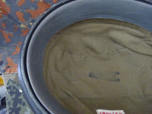 PH) ORIGINAL Frühe Bundeswehr Panzerhaube Panzer-Helm Schutzhelm Gr.57 - Picture 10 of 12