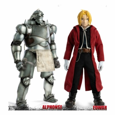 FULLMETAL ALCHEMIST Alphonse & Edward Elric 1/6 Action Figure 12'' ThreeZero
