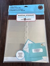 Home Office Martha Stewart Permanent Labels 42- 4 x 1 5/16 in Avery Silver