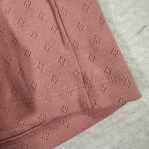Bebe Organic Girls 8 Light Rose Cut Out Organic Cotton Shorts New - Picture 3 of 6