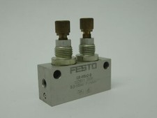 Festo 152611 GR-M5x2-B One-Way Flow Control Valve M5 Connection 0.5-10bar USED