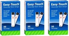 Easy Touch Glucose Test Strips 50ct (3 Pack)