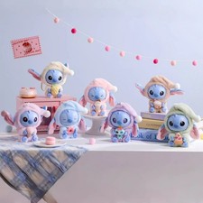 Miniso Stitch Eat Something Before Sleep Series Vinyl Plush Art Toys Gift
