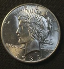 1935 Peace Dollar $1 Silver Uncirculated Blazer