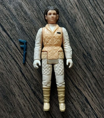 Vintage 1980 Kenner Star Wars Hoth Princess Leia Action Figure Complete w/ gun