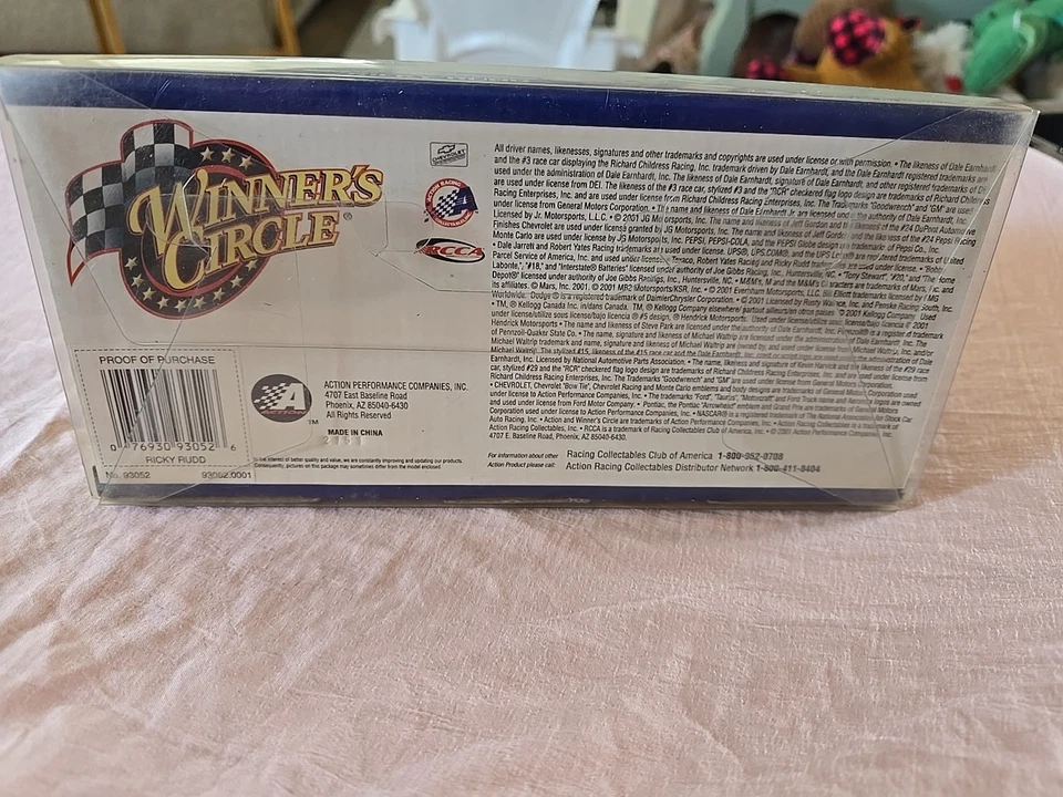 Coche de carreras Winners Circle Ricky Rudd #28 Texaco 2001 escala 1:24 en paquete Foto 4 de 4
