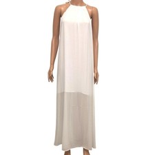 Show me Your Mumu medium adjustable halter tie sheer dress SW 3123