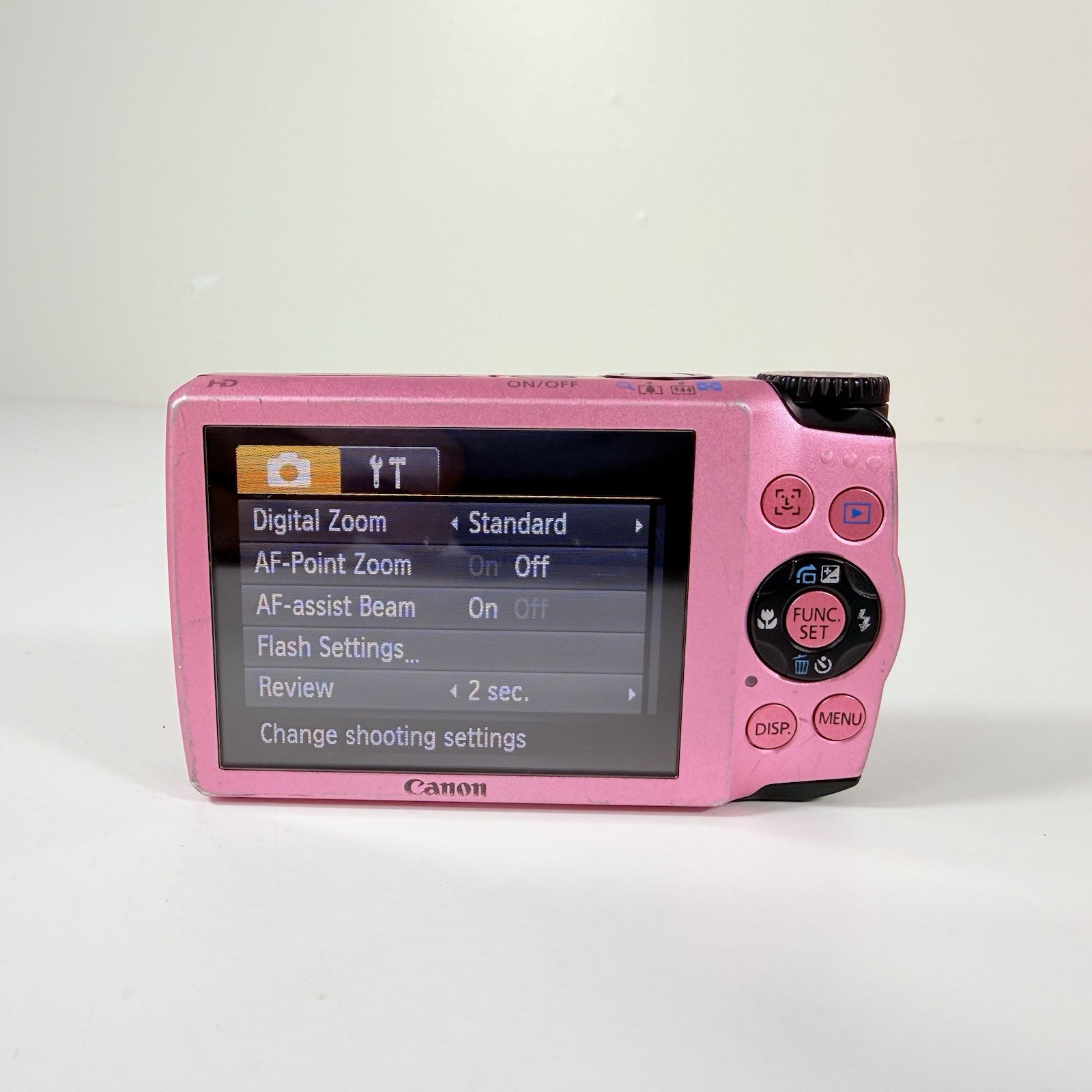Canon PowerShot A3300 IS 16MP Digital Camera Pink Cute Working New Battery *READ