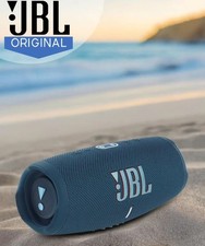 Image of JBL Charge 5 Portable Bluetooth Speaker -IP67 Waterproof-20h Playtime -Blue NEW