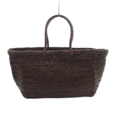 Sac fourre-tout Dragon Diffusion en cuir maille sac à main marron excellent - Photo 1/4