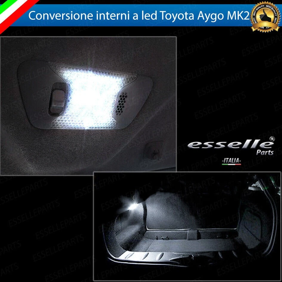 Kit Illuminazione Interna LED Per Toyota Prius III, MaXtron. Luci Bianco Freddo 6000K, Set Completo Plug & Play.
