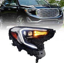 Full LED Headlight Assembly Compatible with GMC Terrain 2018 2019 2020 2021 (Fac
