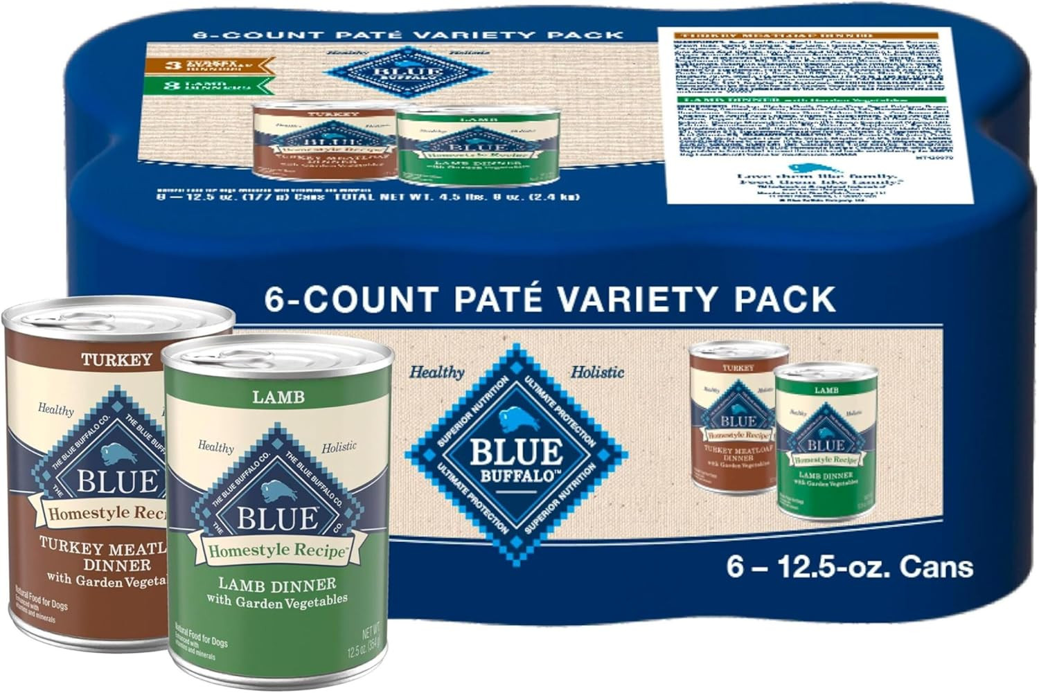 6 Count Turkey And Lamb Dinner 2.5 Oz