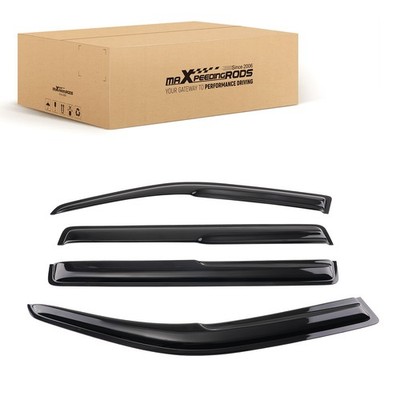 4Pcs Wind Deflector Rain Visor for Toyota Highlander 2001-2007 Outside Mount