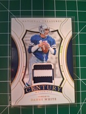 2024 National Treasures DANNY WHITE BLUE WHITE patch 08/10