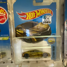 Hot Wheels 2017 Acura NSX Gold Factory Fresh 1:64 Diecast Factory Sealed