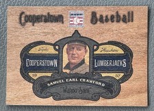 2013 Panini Cooperstown Collection Lumberjacks Sam Crawford #81 HOF