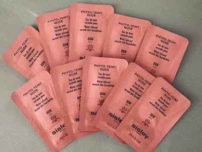10 X Sisley-Paris Phyto Teint Nude Samples 1.5ml x 10 = 15ml 00W Shell