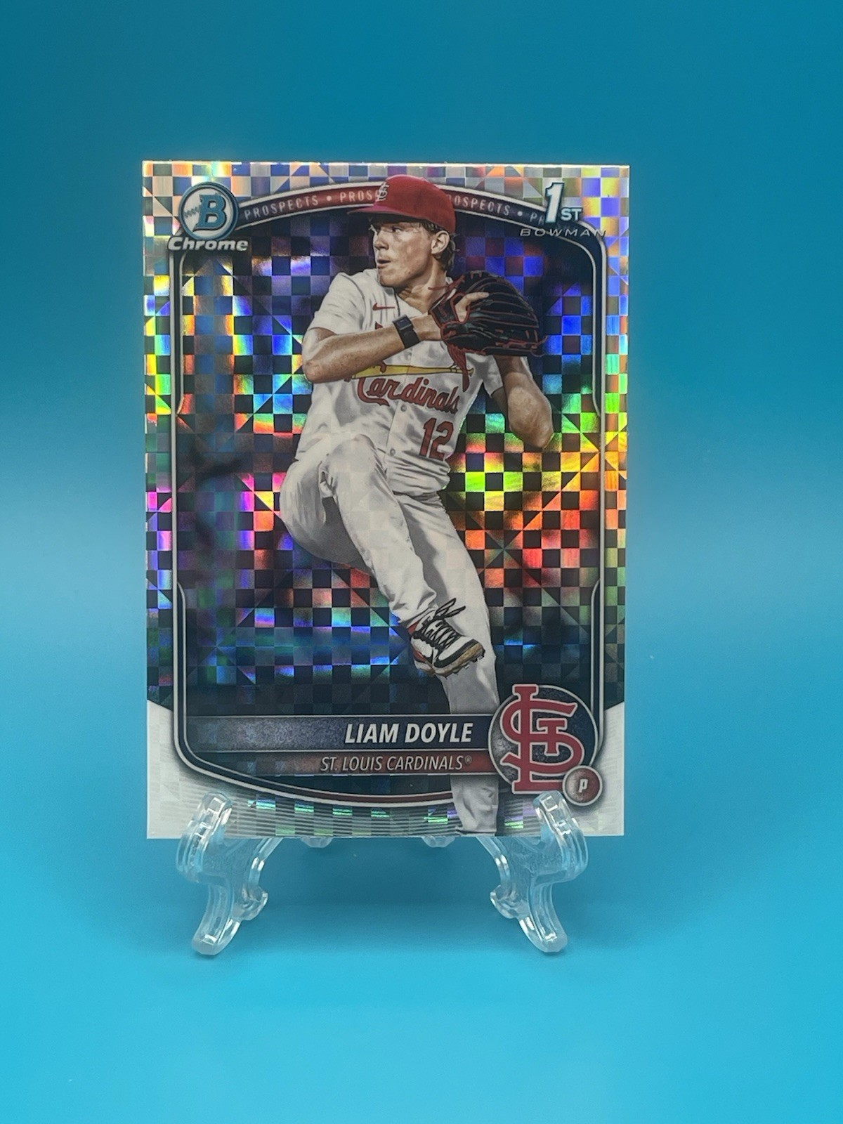 2025 Bowman Draft Chrome 1st Liam Doyle #BDC-12 X-Fractor