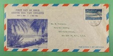 DR WHO 1954 NETHERLANDS ANTILLES FDC TOURIST ASSOC CACHET R22561