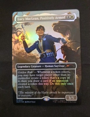 Lucy MacLean, Positively Armed Foil Fallout Beyond Vault 33 Secret Lair 2447 MTG