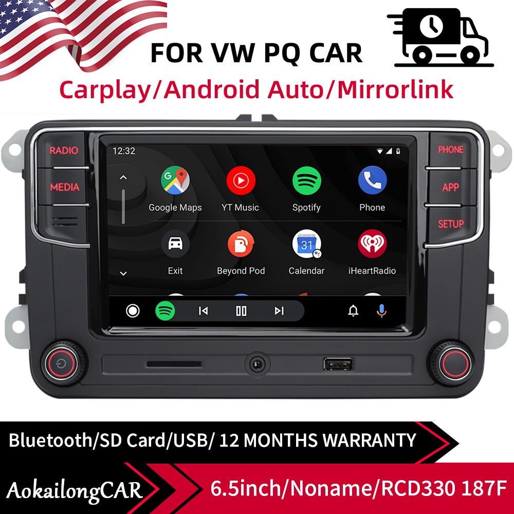 RCD330 Plus 187F NONAME Car Radio Stereo Carplay Android Auto For