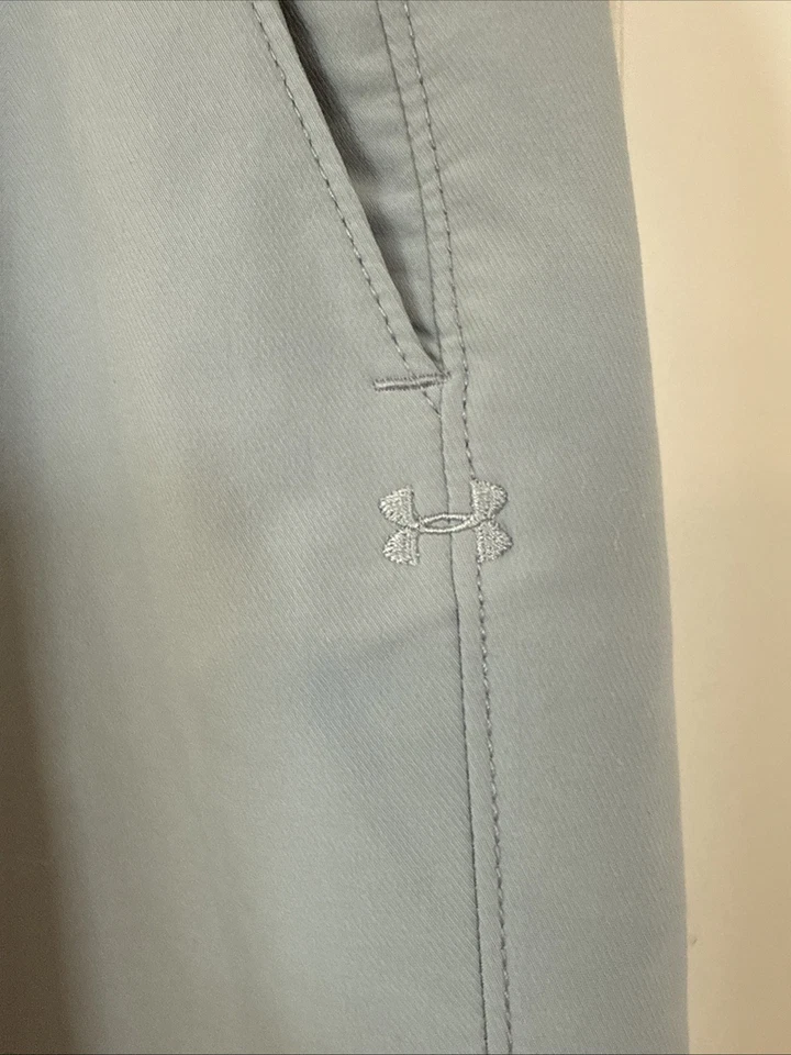 Pantalones Cortos Under Armour Match Play Para Hombre Talla 34 Heat Gear Golf Chino Gris Foto 3 de 4