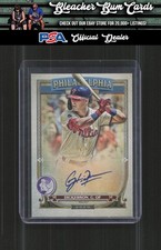 2020 Topps Gypsy Queen GQA-CD Corey Dickerson GQ Logo Swap Auto #/99