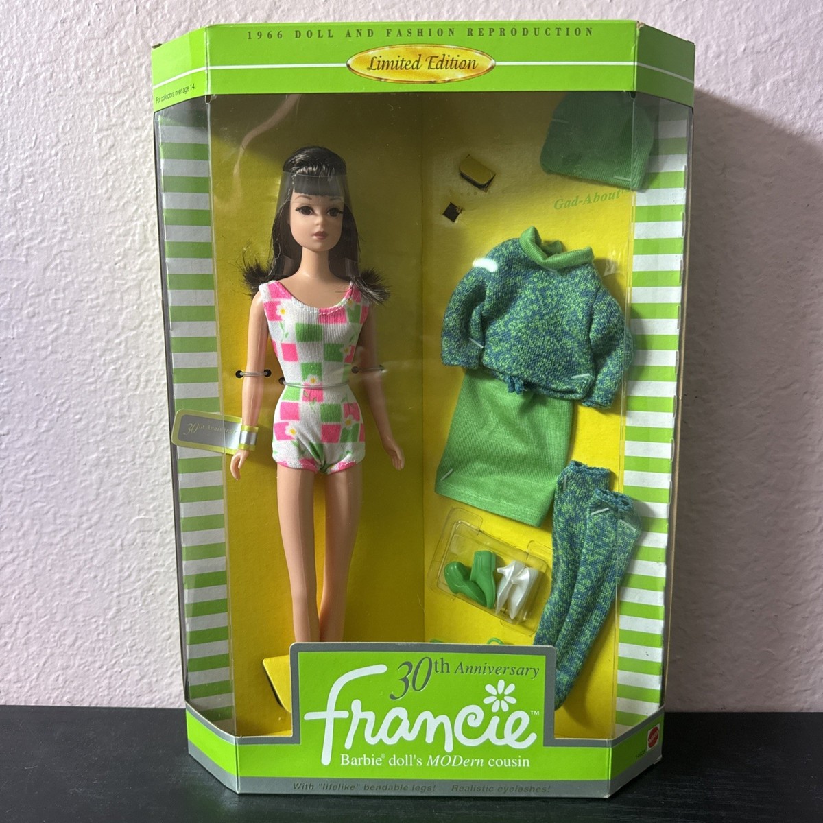 New 1996 30th Anniversary Francie MODern Cousin Mattel 14608