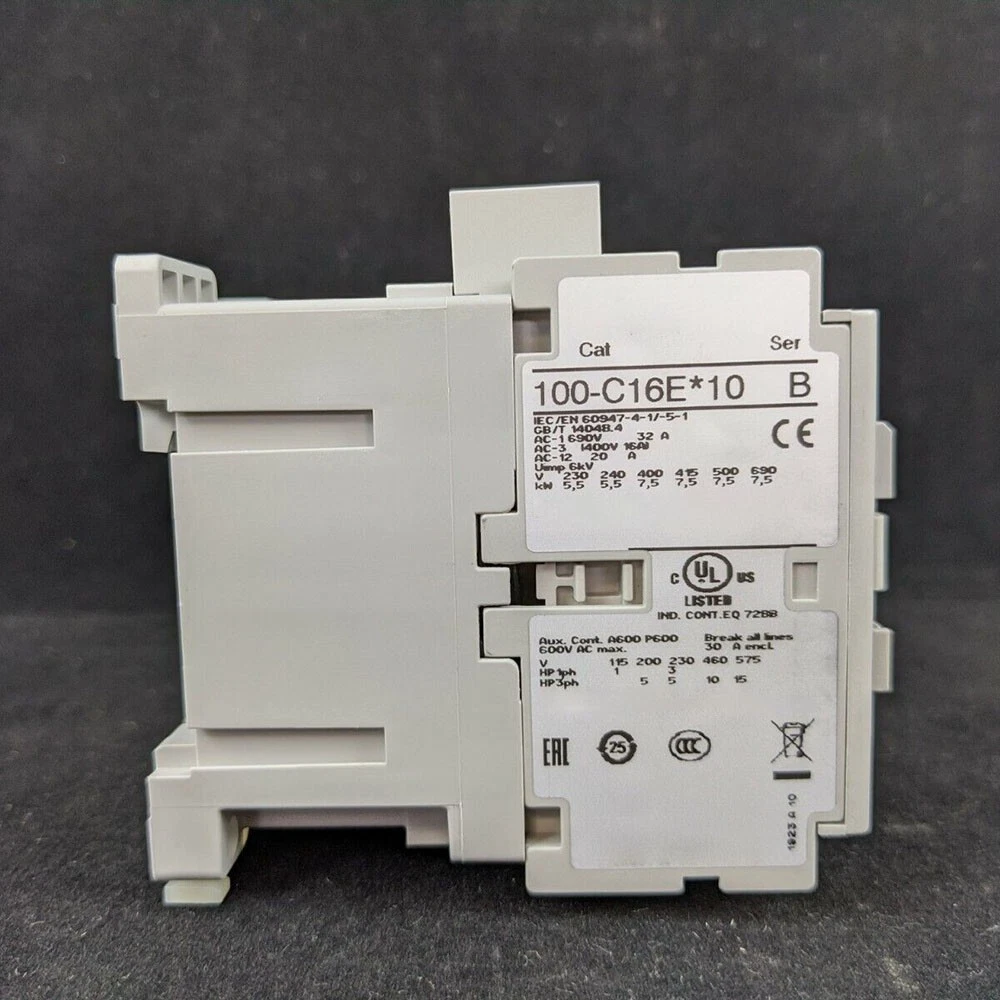 New For 100-C16EJ10 Ser B Contactor 16A IEC 24V 50/60Hz 24VDC 100C16EJ10 In Box - thumbnail 5