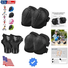 6PCS Kids Protective Gear Set, Knee Pads for Kids 3-14 Old, Toddler Knee Pad...