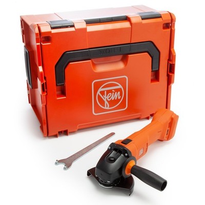 Fein 18V 125mm Angle Grinder Body Only in L-Boxx AMPShare CCG 18-125-10 AS