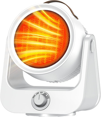 1500W PTC Ceramic Outdoor Electric Heater, 250Sq.Ft 1S Heating, 4 Modes, 100° Ve