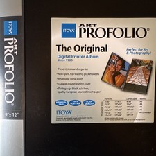 Itoya Art Profolio Presentation Book with 8-1/2x11" 24 Pocket Pages