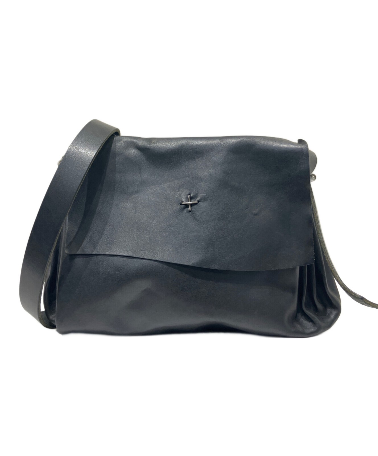 m.a+ XS accordion Black Shoulder Bag Women's #TFB1112