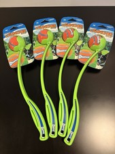 Chuckit Sport Small Launcher Dog Toy Lime-Green Color, 14S - LOT of 4