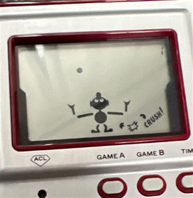 Nintendo Game & Watch BALL Console Red Tested Used Good Condition 2010 Reprint