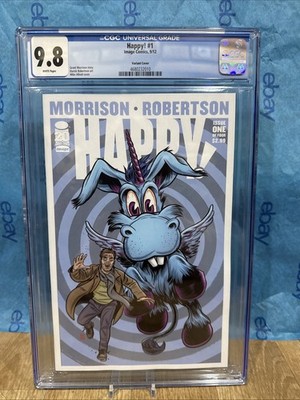 HAPPY #1 Cgc 9.8 Allred Graded 2012 1st NICK SAX & Blue Horse SyFy TV Image