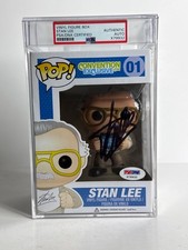 Stan Lee Signed Convention Exclusive Funko #01 Encapsulated PSA X79932