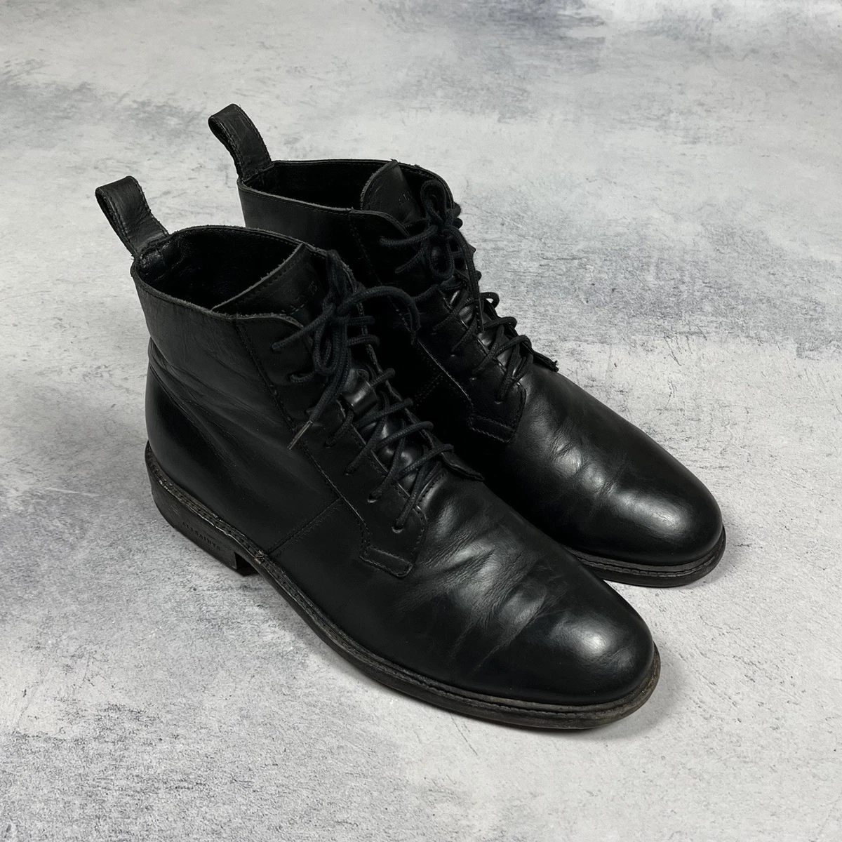 AllSaints Black Leather Boots for Men | eBay display picture 3