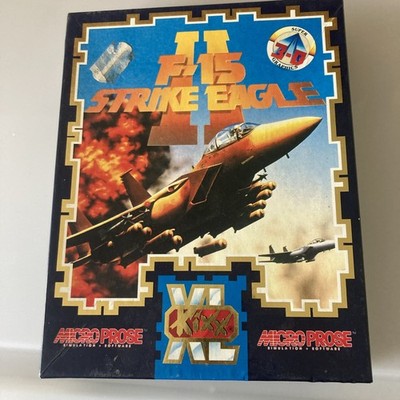 Commodore Amiga Spiel - F-15 Strike Eagle II - Big Box komplett Kixx XL