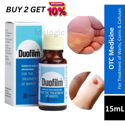 DUOFILM 15ml Salicylic Acid Solution For Plantar Warts Corns And Calluses 1 BOX