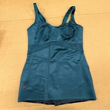 New Ruby Ribbon Lace Cami Midnight Teal