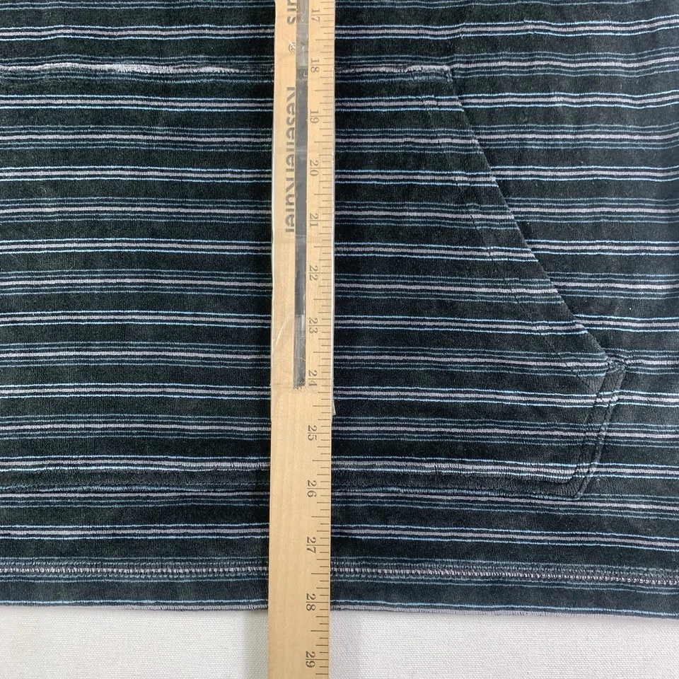 O'neill Terry Tela Sudadera con Capucha Pullover Hombre Grande Rayas Negro Manga Larga Foto 3 de 4