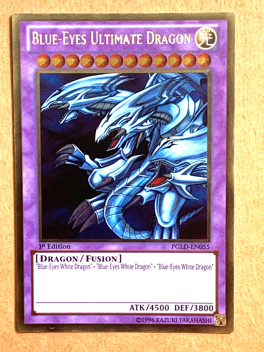 Blue Eyes Ultimate Dragon - Secret Rare - YuGiOh - 1st  Blue-Eyes Ultimate Spirit Dragon Card 1st Edition Mint display picture 1