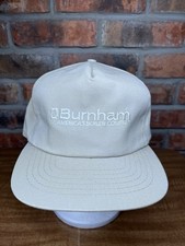 Vintage Burnham America’s Boiler Company Logo Swingster USA Made Snapback Hat